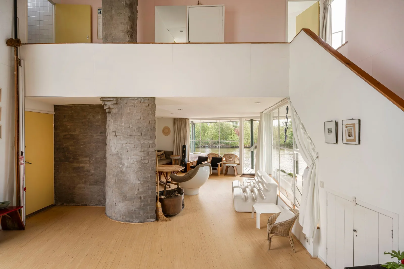 Zomerhuis De Braamakkers, Breukelen – doorkijk door het huis