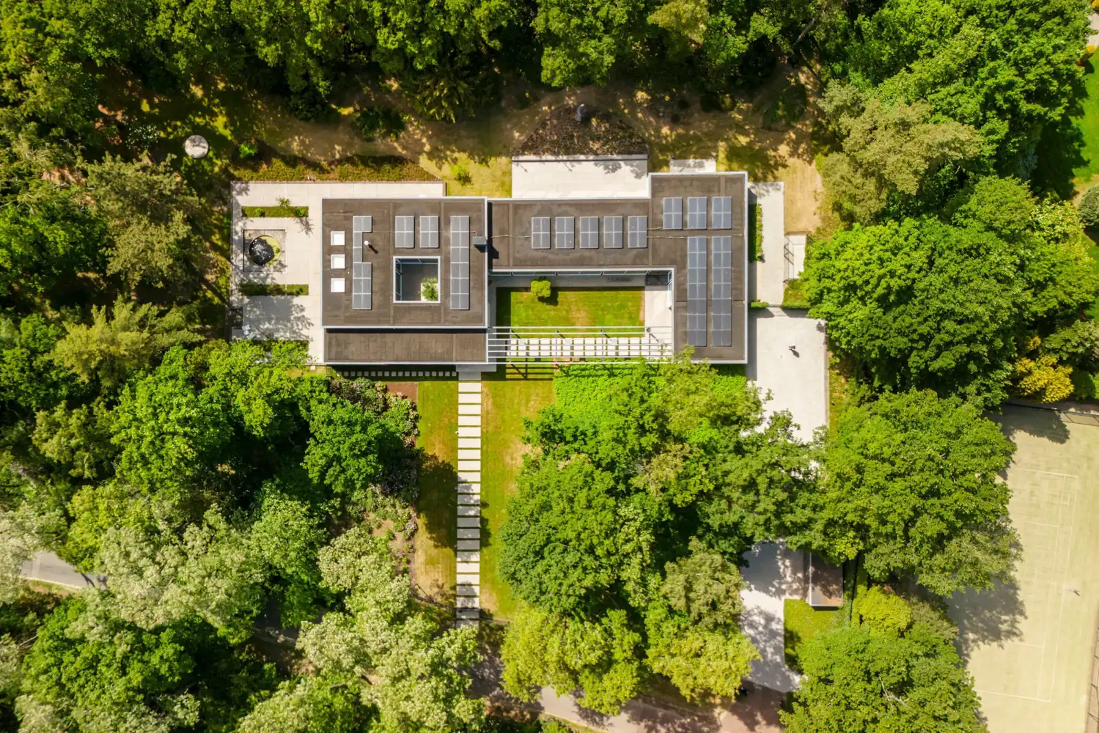 Woonhuis Bosschaert, Laren – luchtfoto